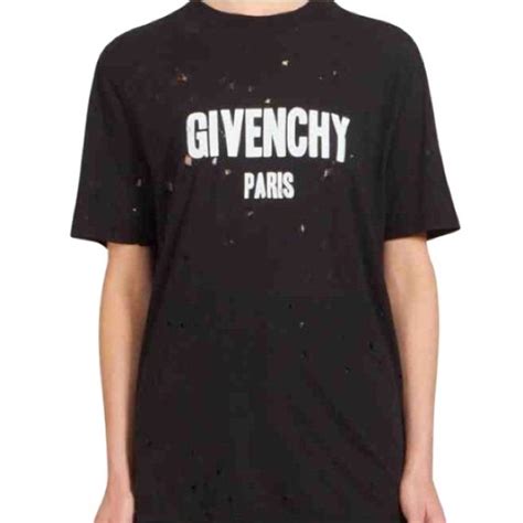 givenchy t shirt with holes